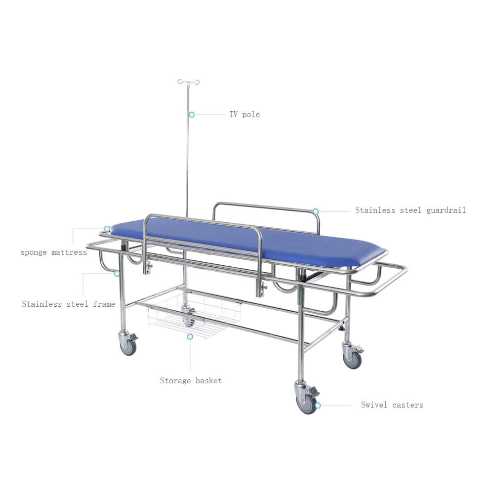stretcher hospital bed