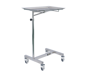 medical tray on wheels